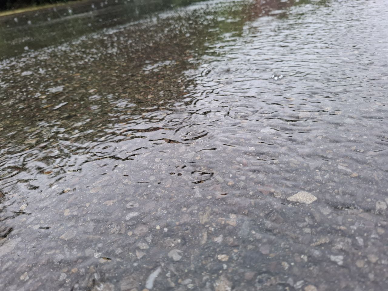 Regen in Freiberg