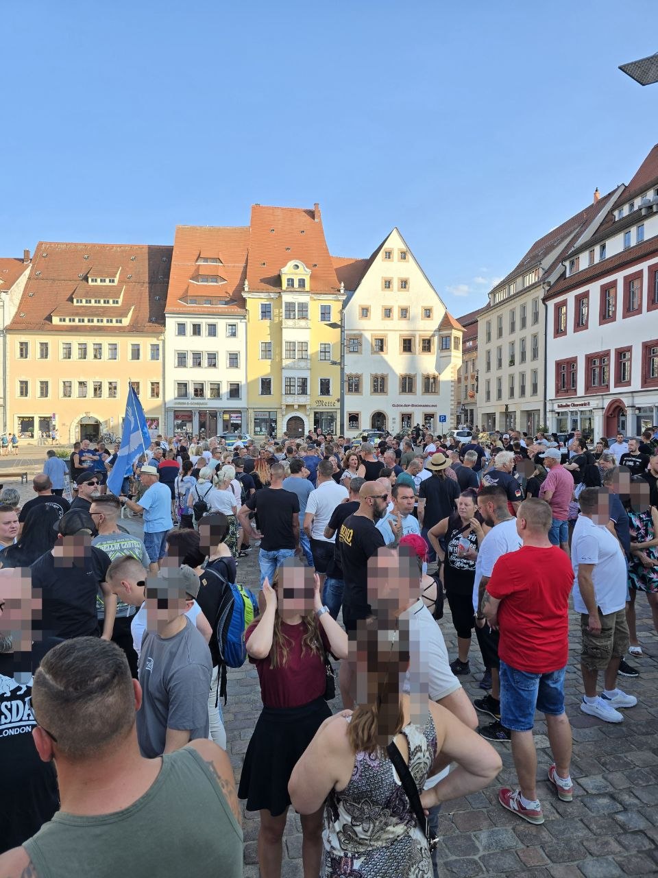 Mahnwache auf dem Obermarkt